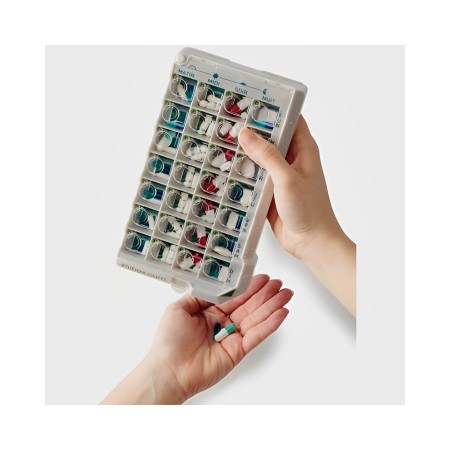 Pilulier semainier tactile pour malvoyants | Vision & Vie