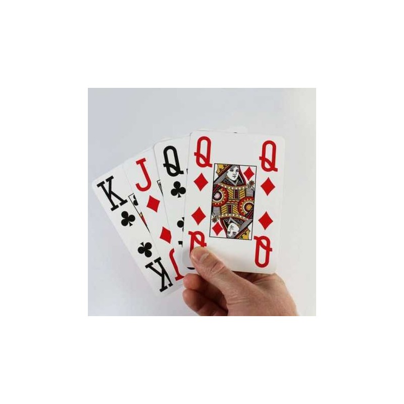 Jeu de cartes géantes pour malvoyants | Vision & Vie