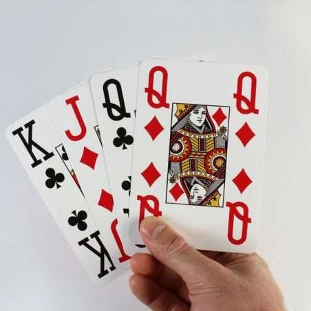 Jeu de cartes géantes pour malvoyants | Vision & Vie