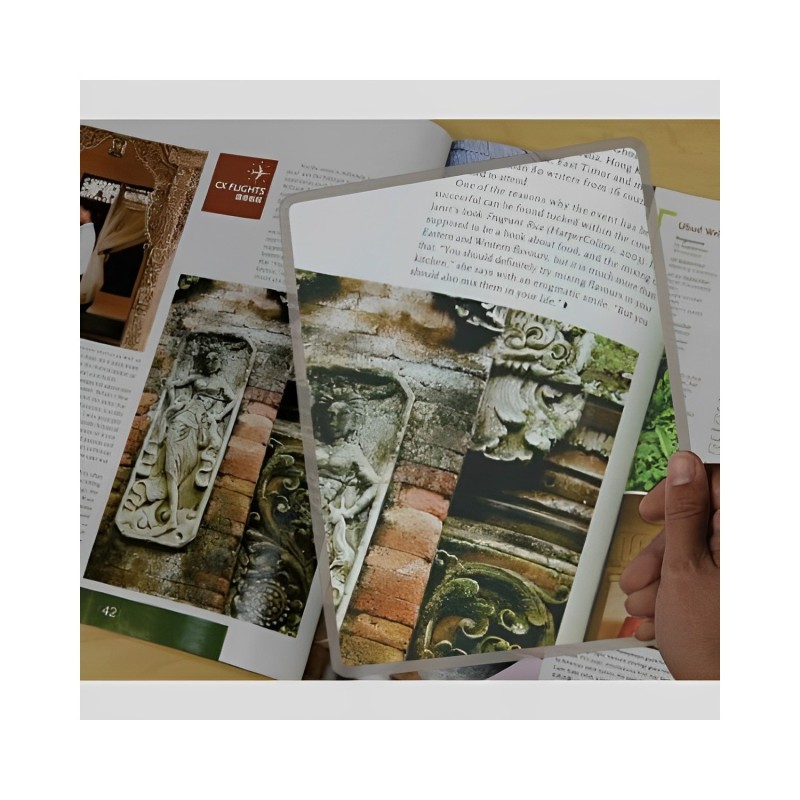Loupe de lecture A4 2x pour malvoyants | Vision & Vie
